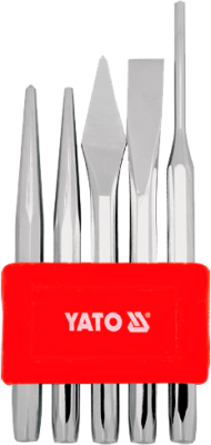 НАБОР ЗУБИЛ/ВЫКОЛОТОК 5ПР YT-4695   бывший арт. 5997741489